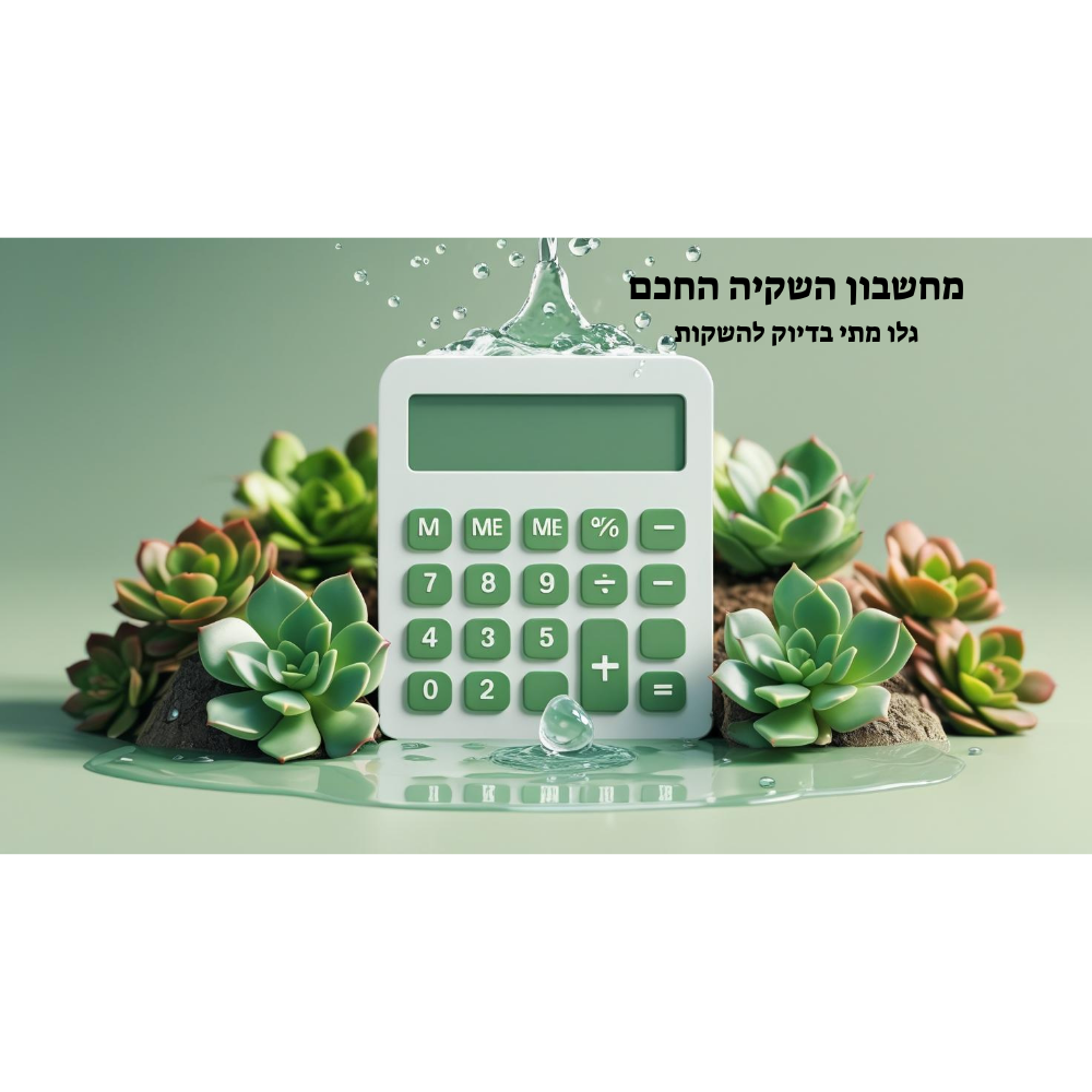 מחשבון השקיה חכם לסוקולנטים