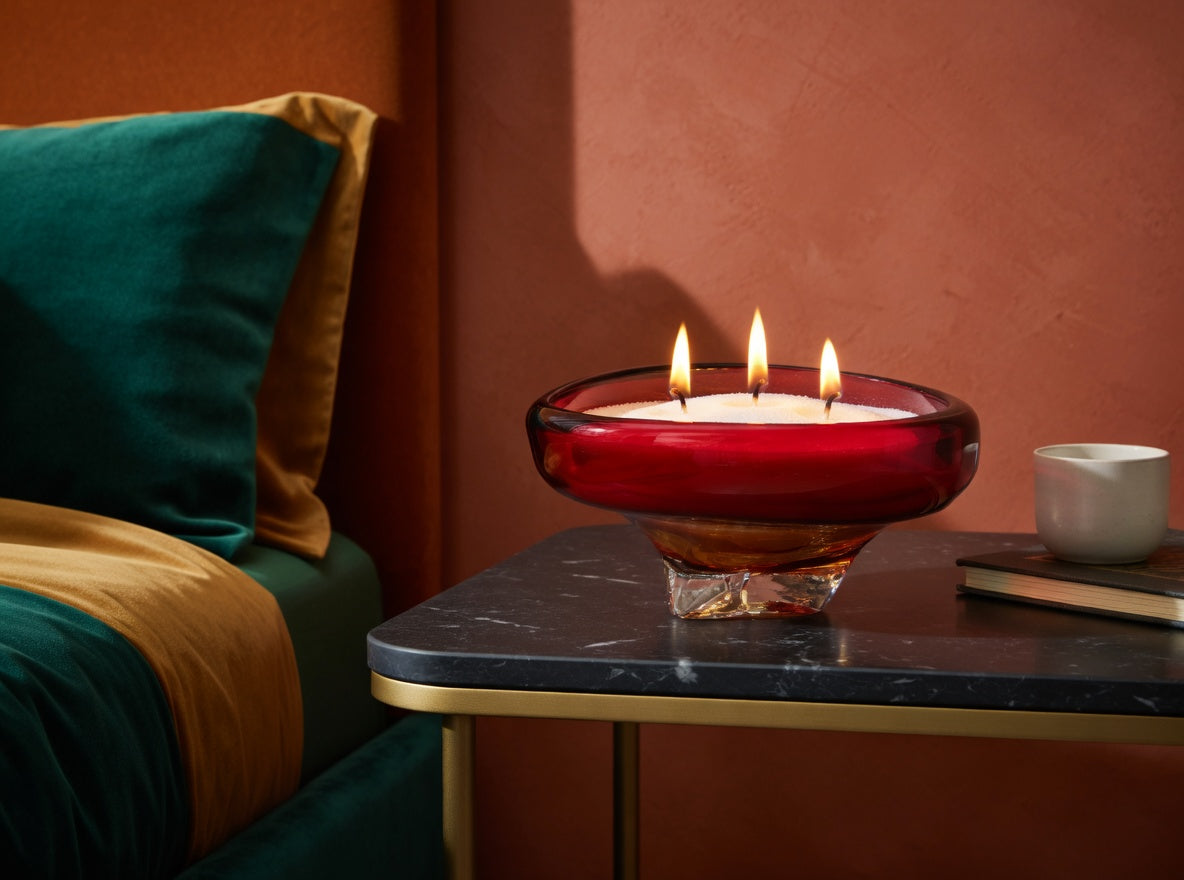 פניני שעווה -Ruby Red Glow